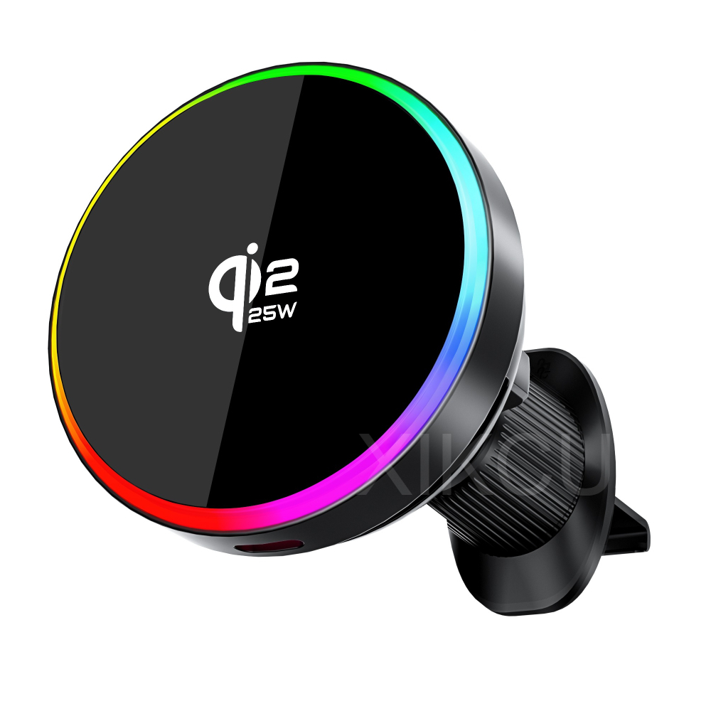 qi2.2 25W Car Wireless Charger - огляд і ціна Magnetic Phone Holder For Car Vent