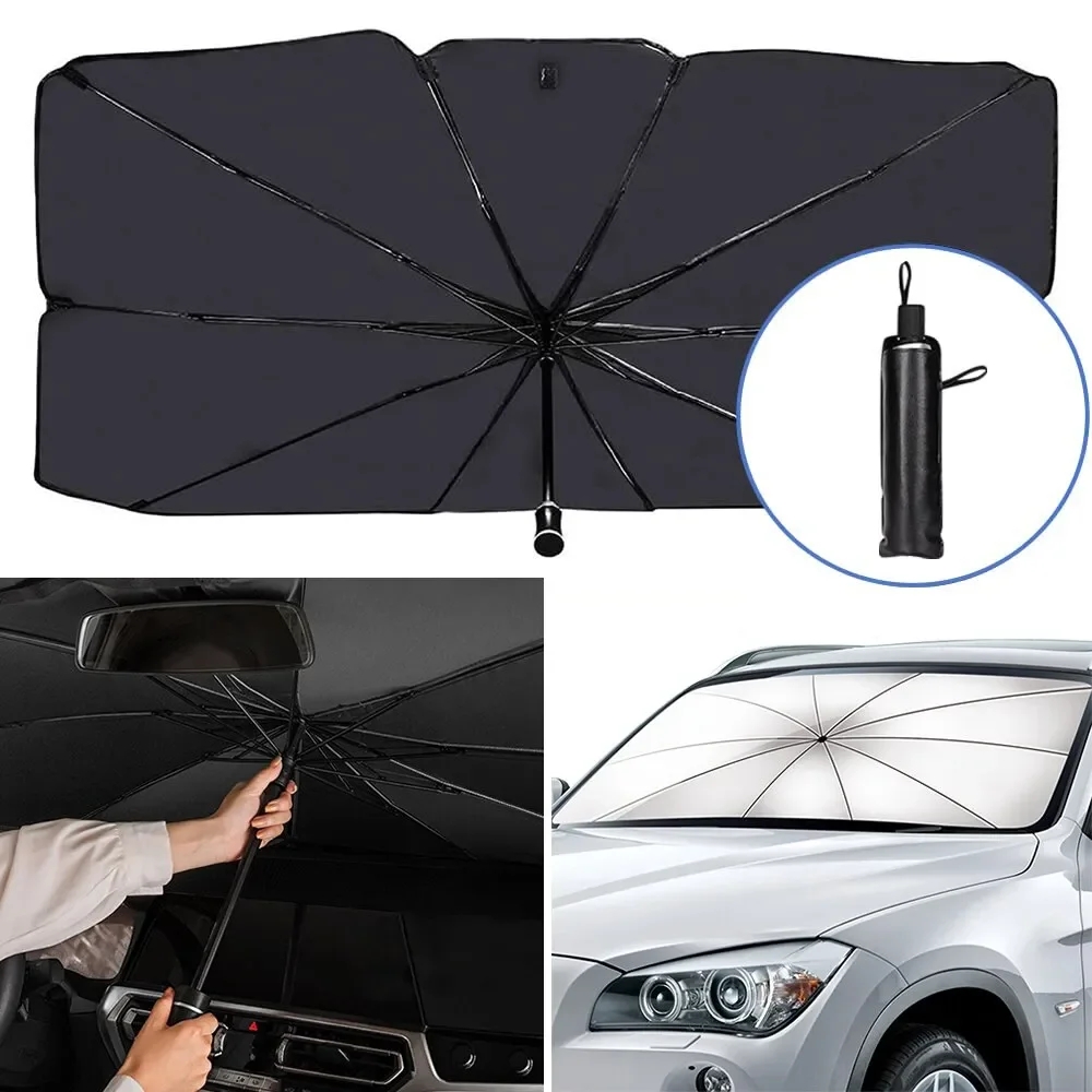 Car Windshield Sun Shade Umbre - огляд і ціна Car Sunshade Windshield Umbrella Foldable