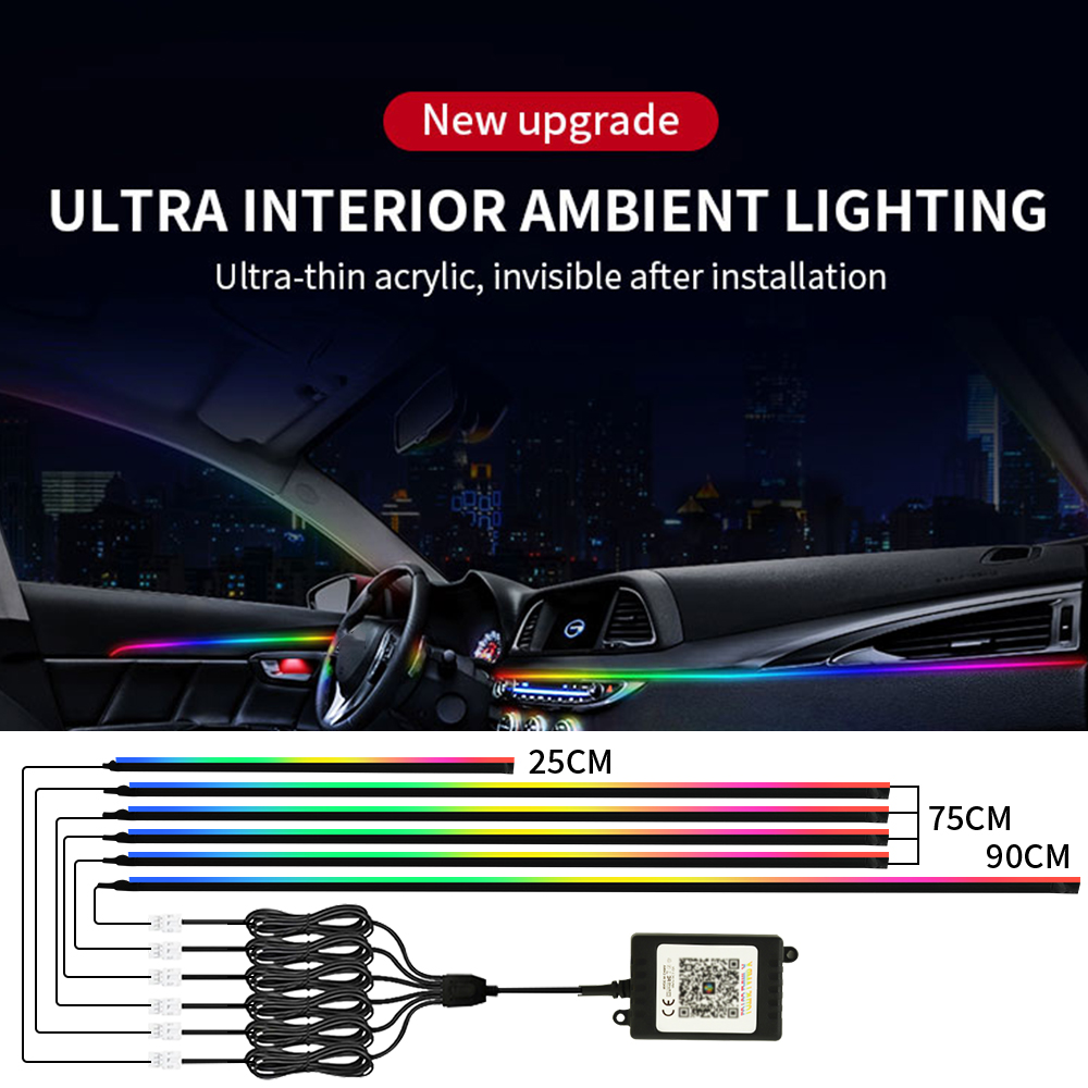 Car Interior Symphony LED Ambi - огляд і ціна Led Ambient Interior Car Lights App Control