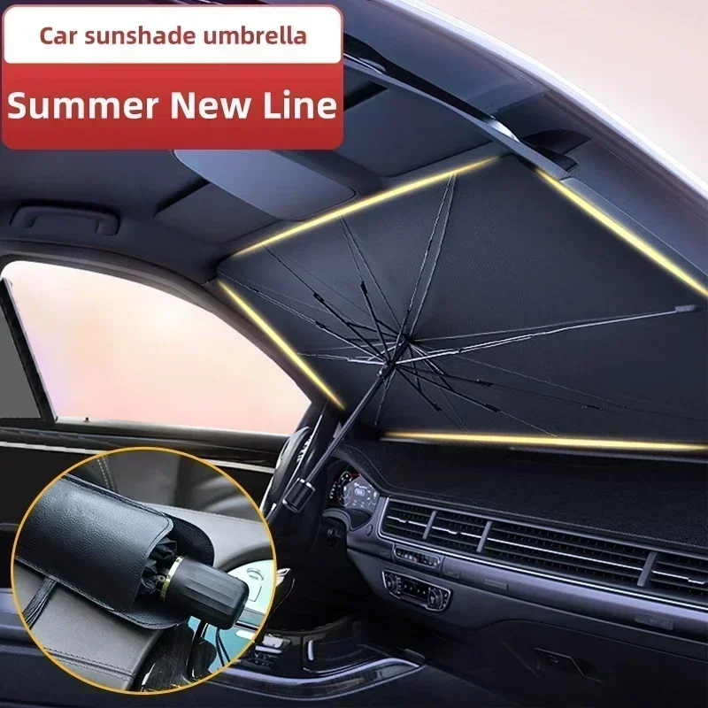 Car Windshield Sunshade Foldab - огляд і ціна Car Sunshade Windshield Umbrella Foldable