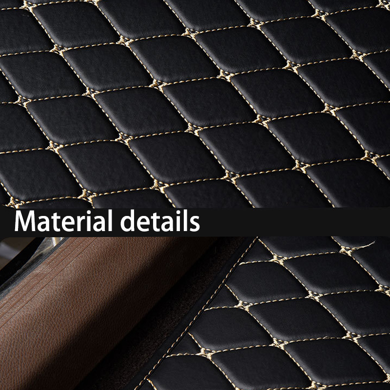 5Pcs Universal PU Leather Car  - огляд і ціна Car Floor Mats Universal Waterproof Leather