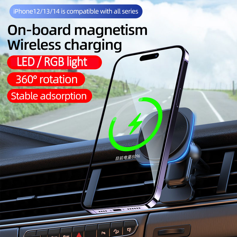 Car Fast Charging Mount Magnet - огляд і ціна Wireless Car Charger Mount Fast Charging