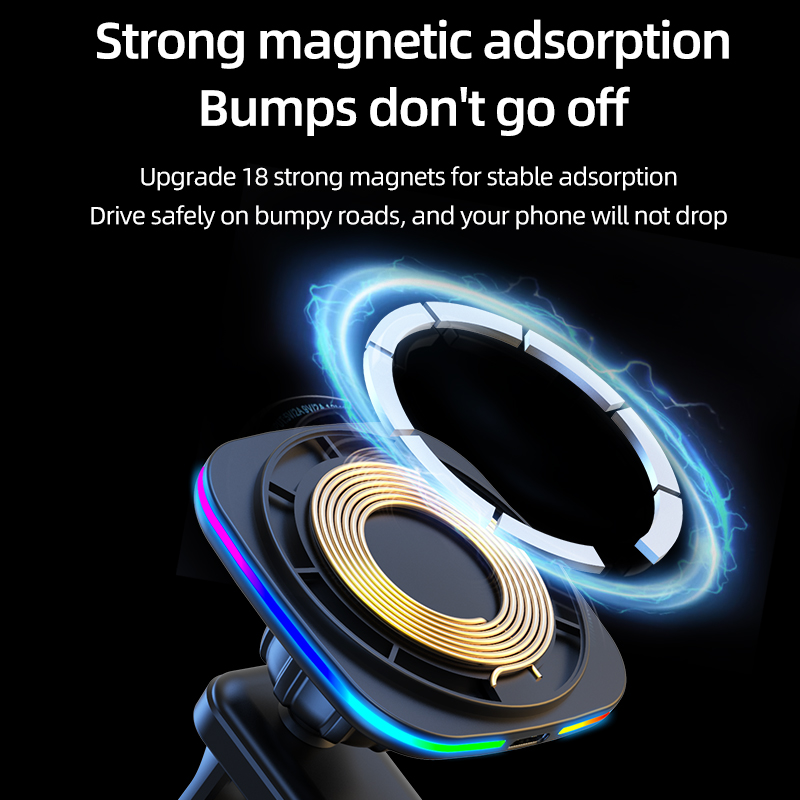 Car Fast Charging Mount Magnet - огляд і ціна Wireless Car Charger Mount Fast Charging
