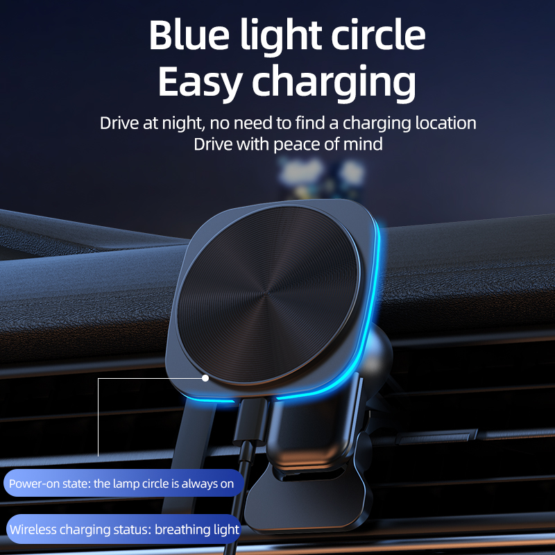 Car Fast Charging Mount Magnet - огляд і ціна Wireless Car Charger Mount Fast Charging