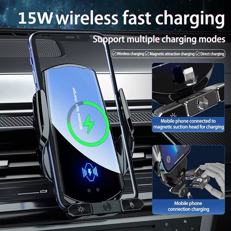 Car Wireless Charger Magnetic  - огляд і ціна Magnetic Phone Holder For Car Vent