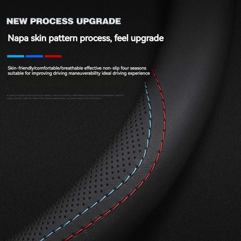 Leather Car Steering Wheel Cov - огляд і ціна Car Steering Wheel Cover Anti Slip Breathable
