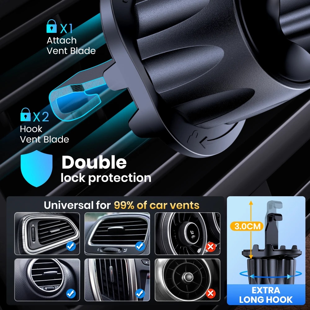 TOPK Magnetic Car Phone Holder - огляд і ціна Magnetic Phone Holder For Car Vent