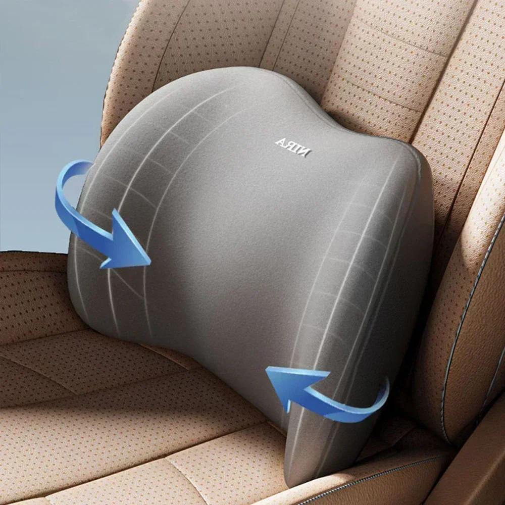 Car Neck Pillow Protector Memo - огляд і ціна Memory Foam Car Neck Pillow Lumbar Support