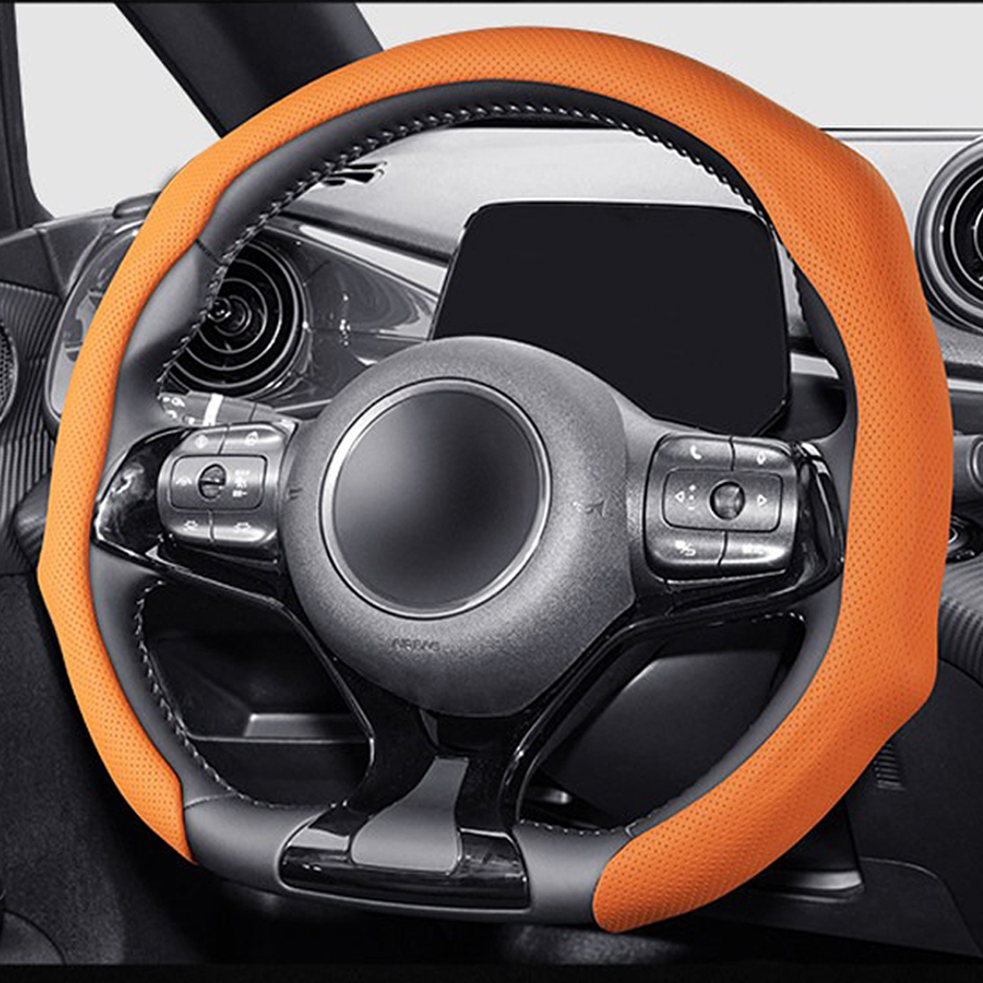 NAPPA Leather Universal Car St - огляд і ціна Car Steering Wheel Cover Anti Slip Breathable