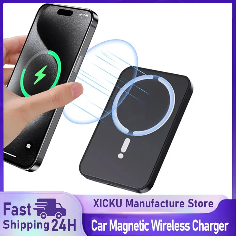 Magnetic Car Wireless Charger  - огляд і ціна Magnetic Phone Holder For Car Vent