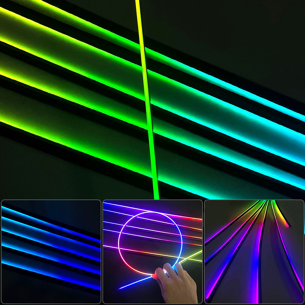 18 in 1 64 Color RGB Symphony  - огляд і ціна Led Ambient Interior Car Lights App Control