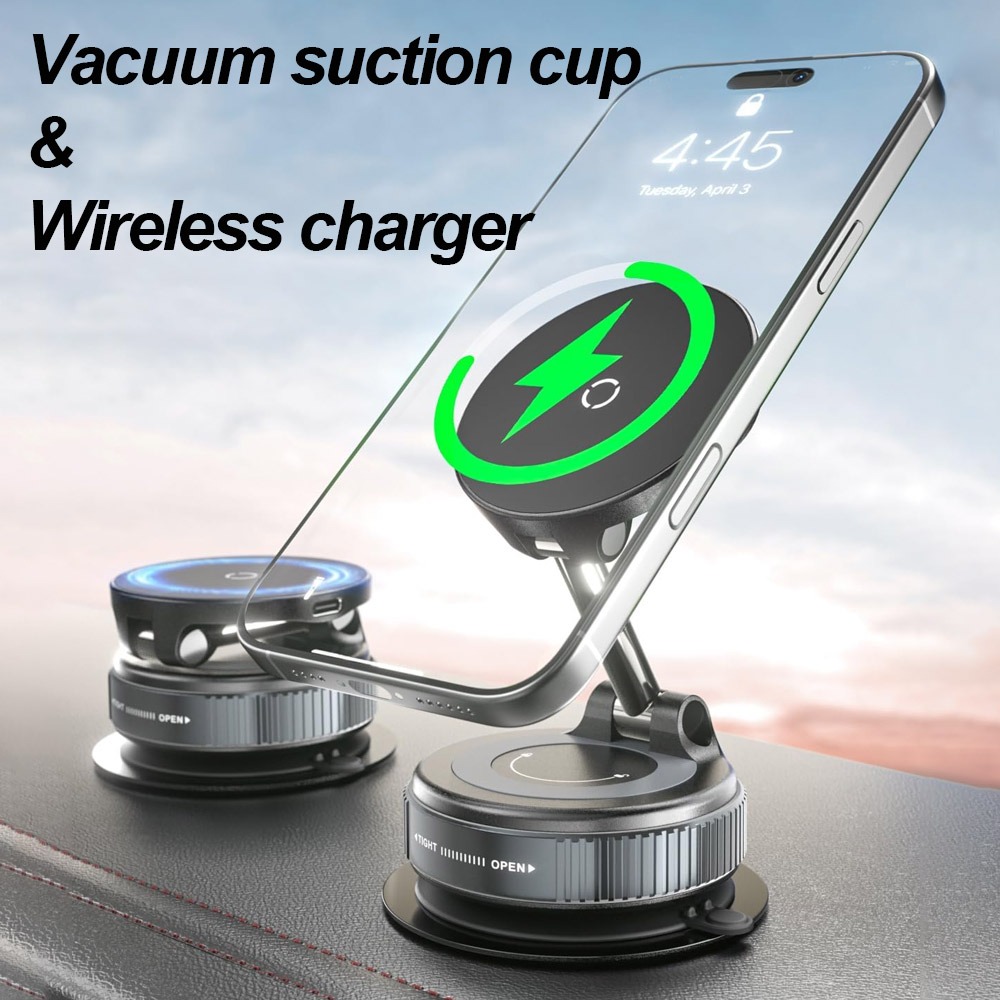 Car Magnetic Wireless Charger  - огляд і ціна Wireless Car Charger Mount Fast Charging