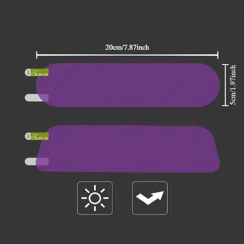 Car Interior Rearview Mirror A - огляд і ціна Anti Glare Car Rearview Mirror Film