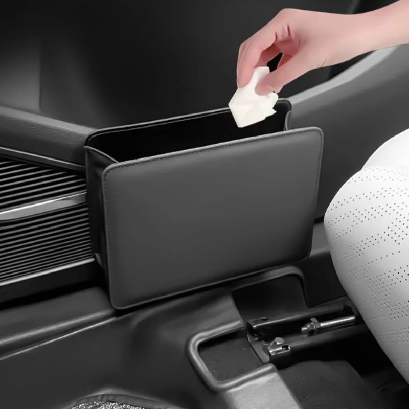 Car Trash Can Door Storage Box - огляд і ціна Waterproof Car Trash Can With Lid