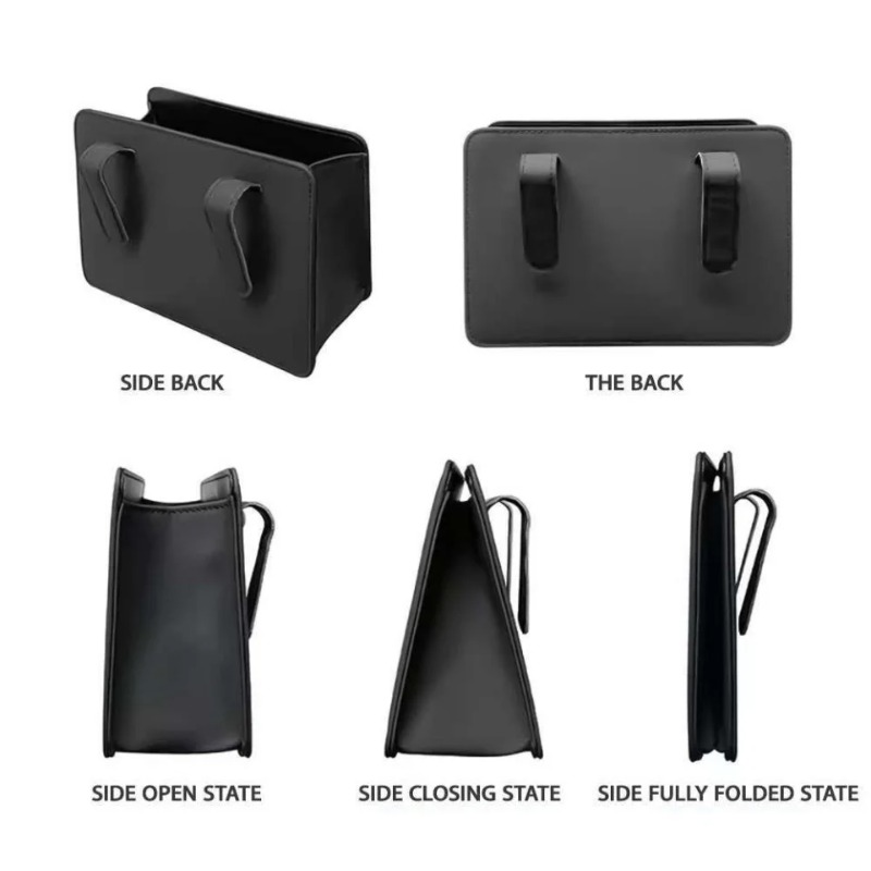 Car Trash Can Door Storage Box - огляд і ціна Waterproof Car Trash Can With Lid
