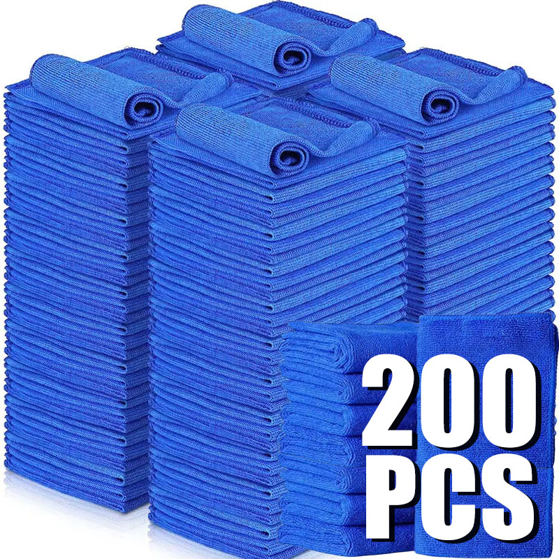 10/200PCS Microfiber Car Clean - огляд і ціна Microfiber Car Drying Towel Super Absorbent