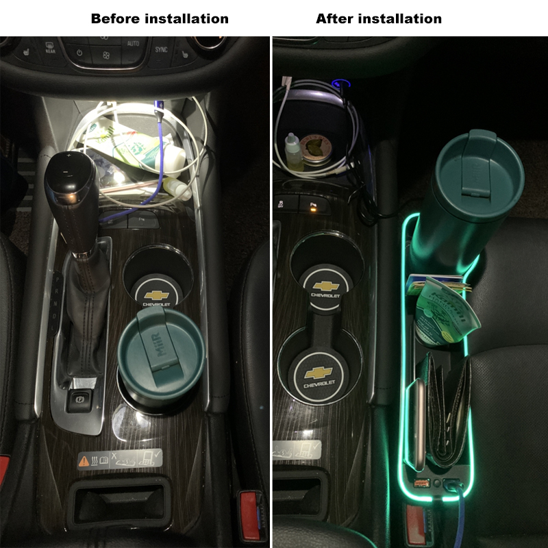 LED Car Seat Crevice Storage B - огляд і ціна Seat Gap Filler Organizer With Usb Charger
