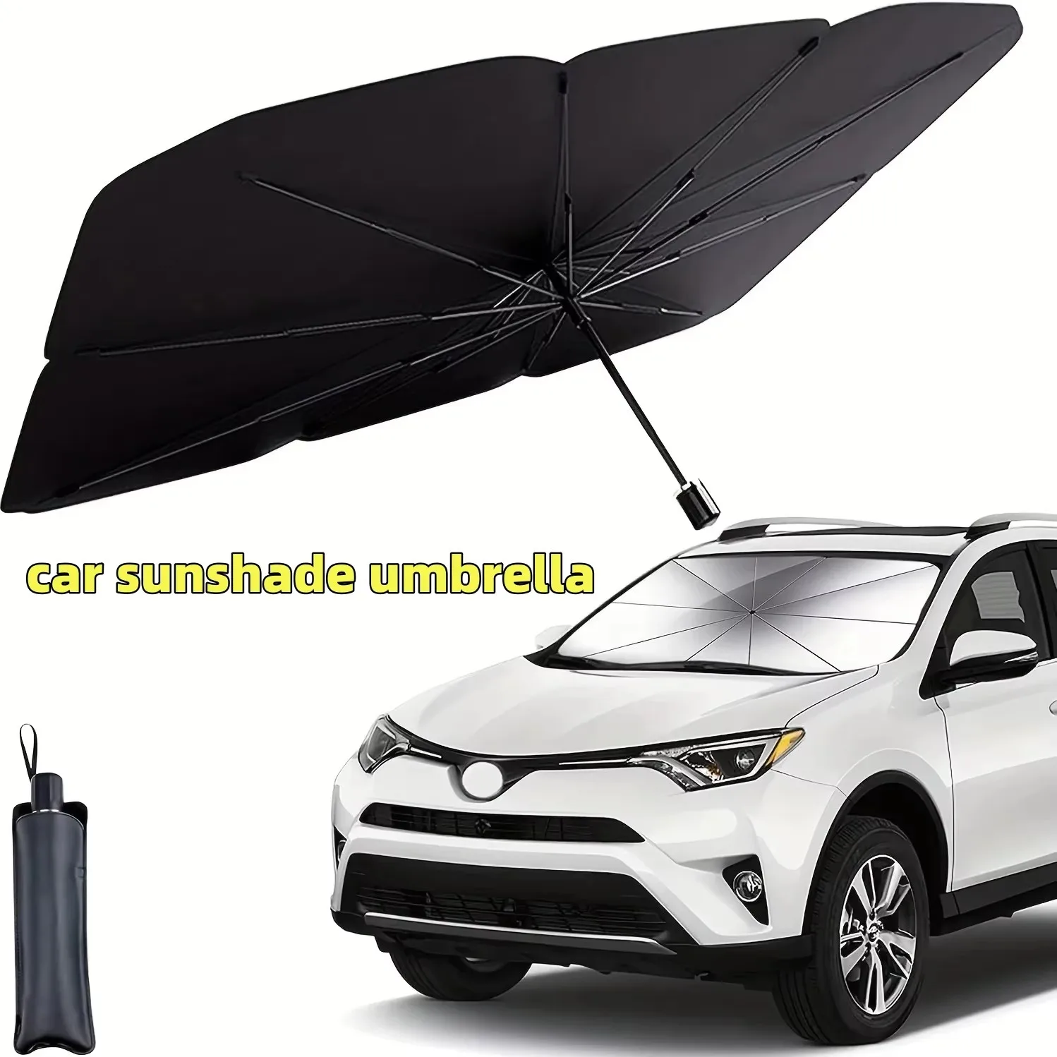 Multi Purpose Convenient Folda - огляд і ціна Car Sunshade Windshield Umbrella Foldable