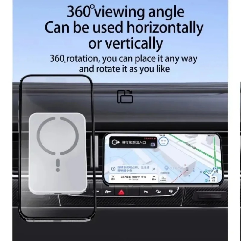 30W Magnetic Car Wireless Char - огляд і ціна Magnetic Phone Holder For Car Vent
