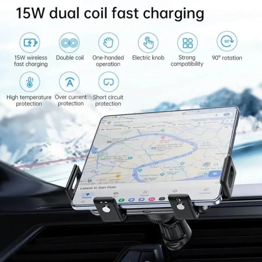 Air Vent Car Wireless Charger  - огляд і ціна Wireless Car Charger Mount Fast Charging