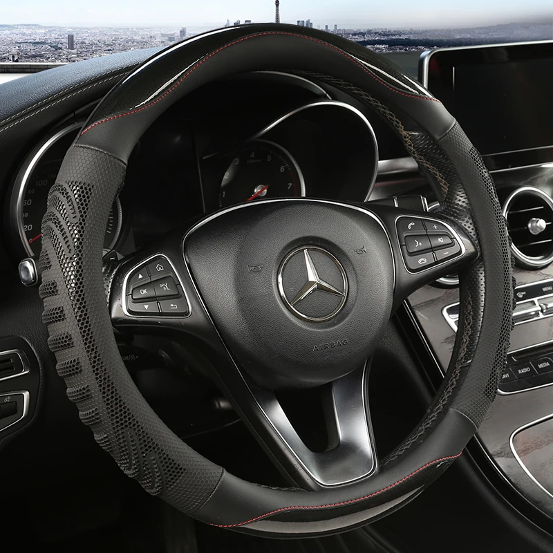 Three-dimensional Honeycomb Ca - огляд і ціна Car Steering Wheel Cover Anti Slip Breathable