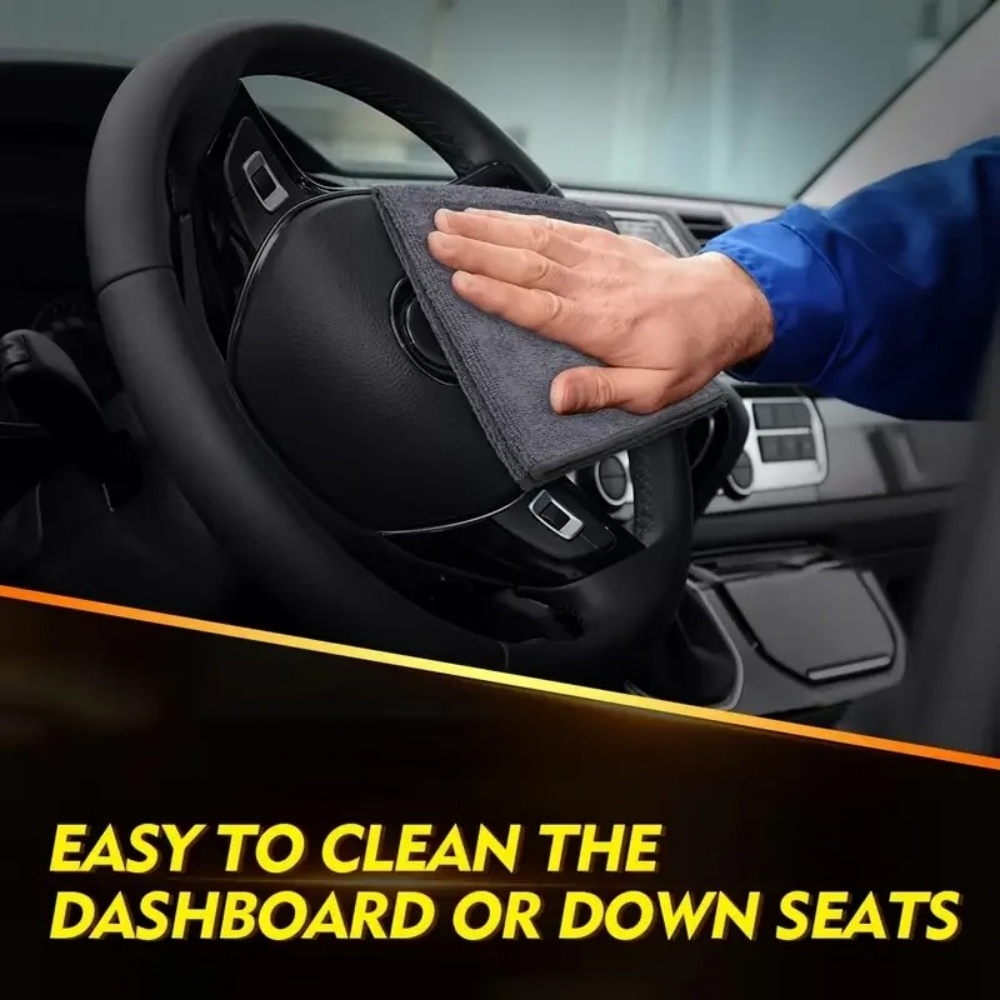 Black Microfiber Cleaning Clot - огляд і ціна Microfiber Car Drying Towel Super Absorbent