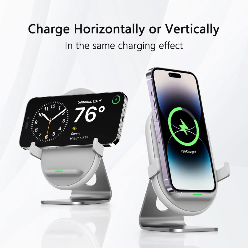 Wireless Car Charger Mount 15W - огляд і ціна Wireless Car Charger Mount Fast Charging