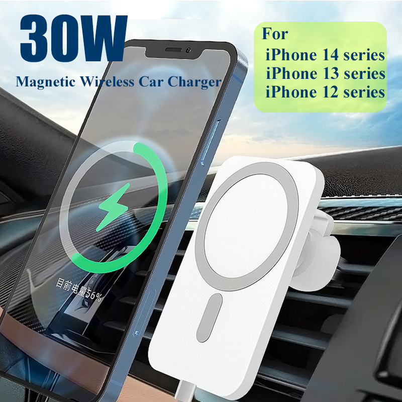 Wireless Charger Magnetic Car  - огляд і ціна Wireless Car Charger Mount Fast Charging