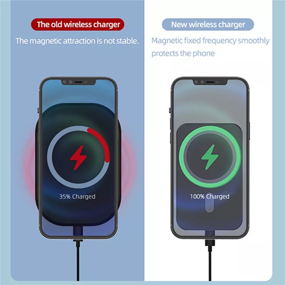 Wireless Charger Magnetic Car  - огляд і ціна Wireless Car Charger Mount Fast Charging