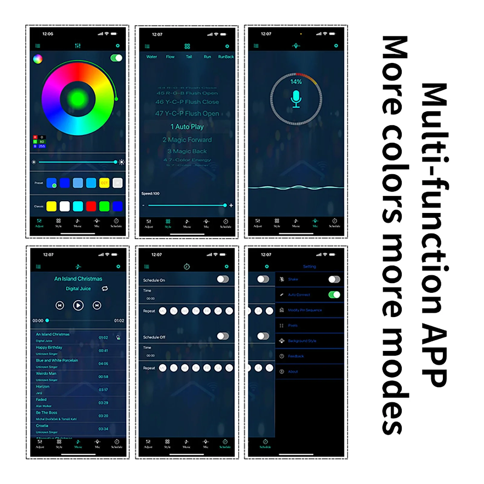 Car Interior Atmosphere Light  - огляд і ціна Led Ambient Interior Car Lights App Control