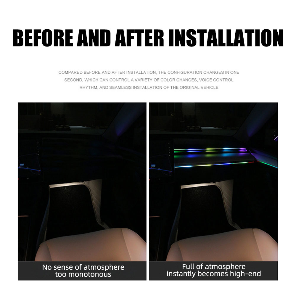 Universal Symphony Car Ambient - огляд і ціна Led Ambient Interior Car Lights App Control