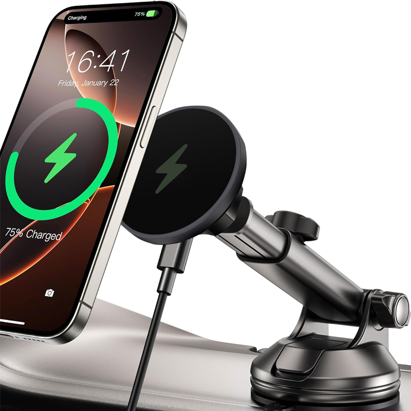 UYUXIO 15W Fast Charging Winds - огляд і ціна Wireless Car Charger Mount Fast Charging