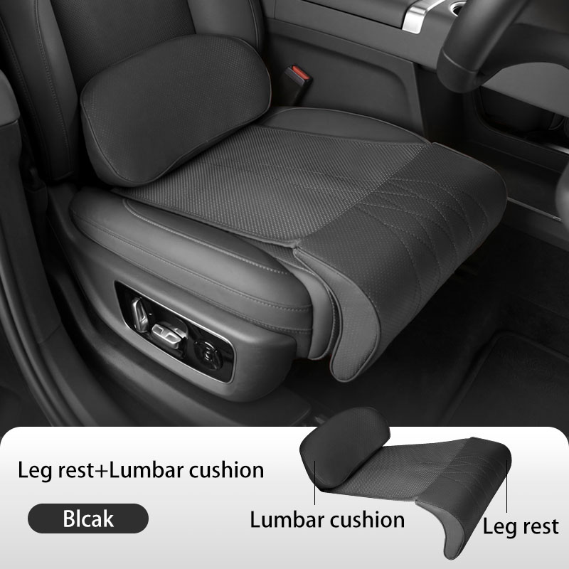Nappa Leather Leg Support Exte - огляд і ціна Memory Foam Car Neck Pillow Lumbar Support