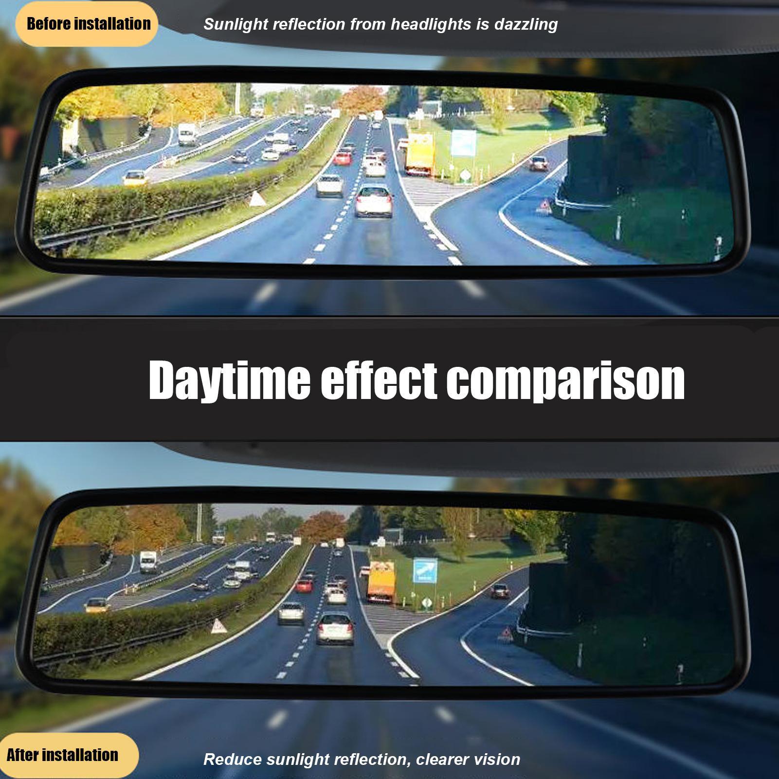 Car Interior Rearview Mirror A - огляд і ціна Anti Glare Car Rearview Mirror Film