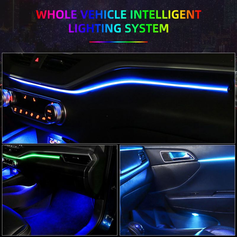 LED Car Interior Ambient Light - огляд і ціна Led Ambient Interior Car Lights App Control