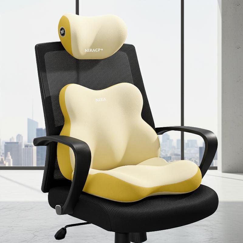 Car Seat Lumbar Support and Ne - огляд і ціна Memory Foam Car Neck Pillow Lumbar Support