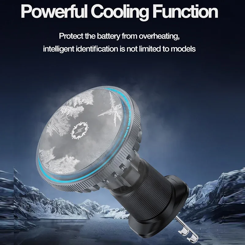 Ice Cooling Magnetic Car Wirel - огляд і ціна Magnetic Phone Holder For Car Vent