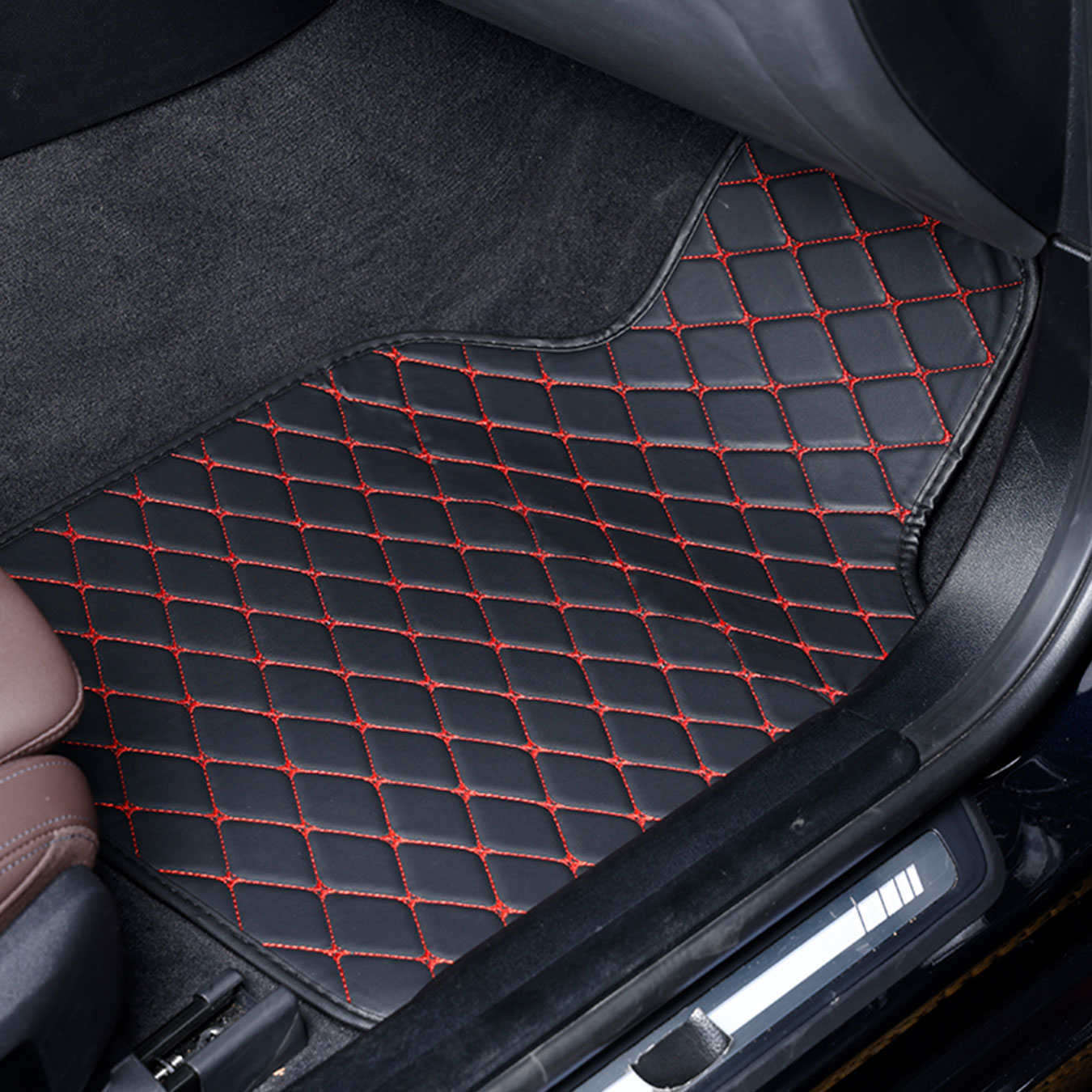 Car Floor Mats Full Set Univer - огляд і ціна Car Floor Mats Universal Waterproof Leather