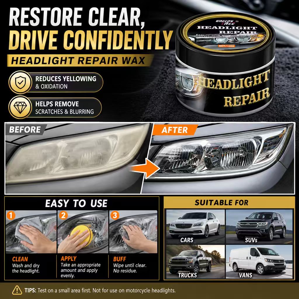 Car Headlight Repair Wax Polis - огляд і ціна Car Scratch Repair Polishing Wax Paste
