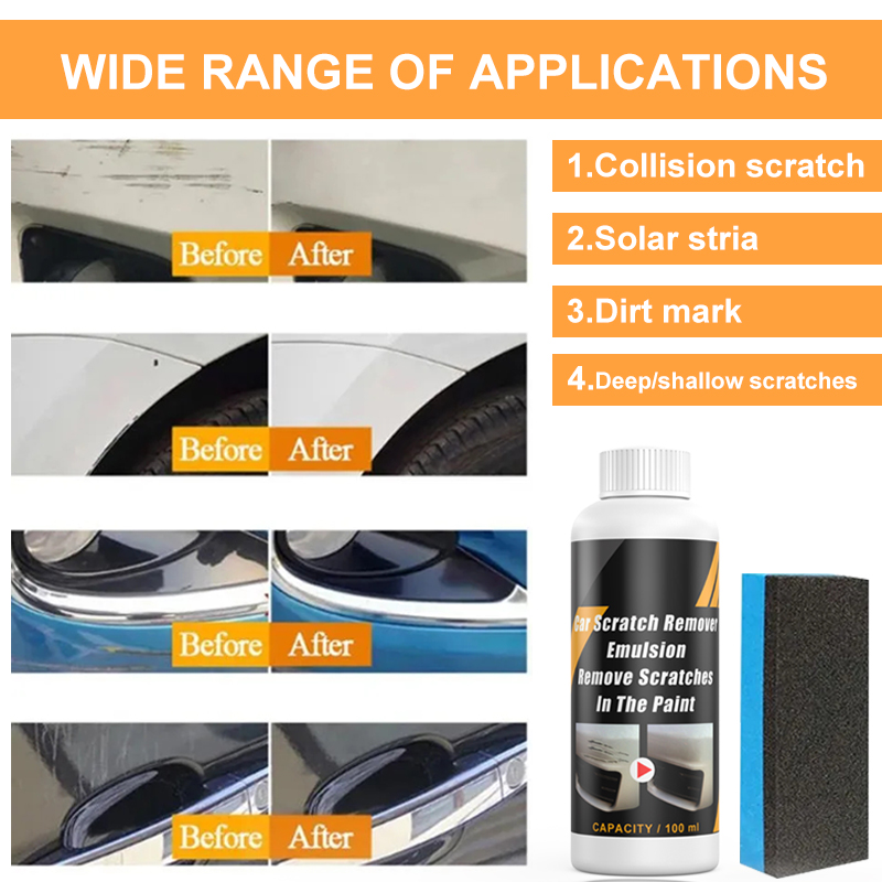 Car Scratch Remover Paint Care - огляд і ціна Car Scratch Repair Polishing Wax Paste