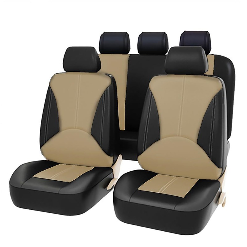 Universal Black PU Leather Car - огляд і ціна Leather Car Seat Covers Full Set Universal